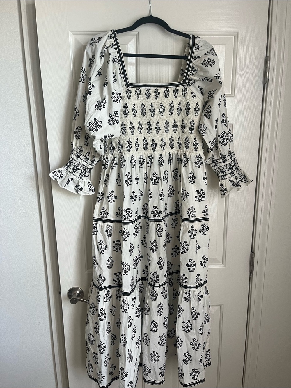 NWT Daydress UK Mathilde Dress in Fichou Flower 100% Cotton Size L